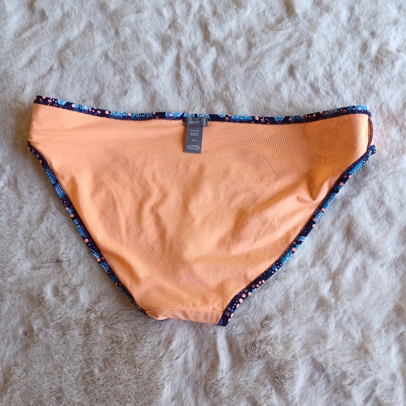 Aerie Bikini Swim Bottoms Medium Blue Orange - Picture 5 of 6